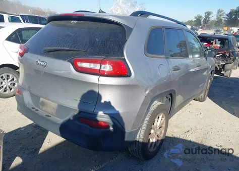 2016 Jeep Cherokee Sport from USA, damaged, VIN 1C4PJLAB8GW347046